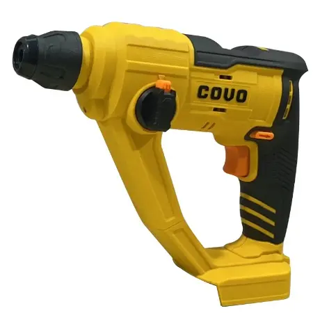 ROTOMARTILLO SDS PLUS 1/2" 900 RPM 20V INAL. S/ BAT. NI CARG. C/LUZ LED REF. CV-ROTO-20V / 12641 MARCA COVO