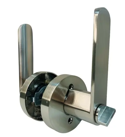 CERRADURA DE MANILLA / TUBULAR C/ ROSETA PARA CUARTO SATINADA REF. CV-DLRD-SN / 12763 MARCA COVO