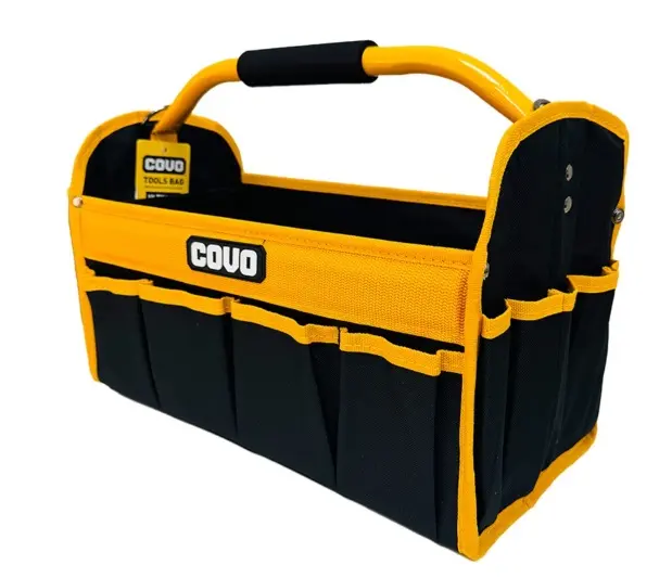 BOLSO DE HERRAMIENTA DE POLIESTER C/ ASA 11 BOLS. 40X 20X30CM REF. CV-TB-4 / 13109 MARCA COVO 