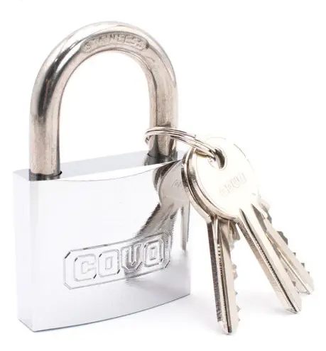 CANDADO PLANO DE ARCO TIPO MARINO DE 50MM REF. CV-HL2201-50MM / 10814 MARCA COVO