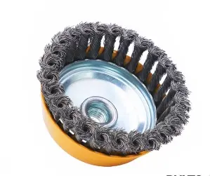 CEPILLO COPA ALAMBRE TRENSADO 5" X 5/8" REF. CV-WB-0105 / 9414 MARCA COVO