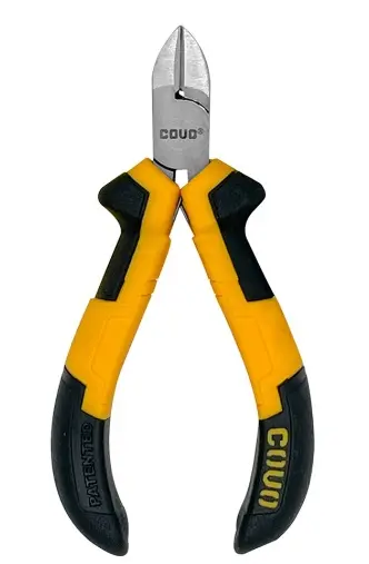 ALICATE / MINIPINZA CORTE DIAGONAL MANGO PVC 4" REF. CV-MINI-D-4-5 / 10545 MARCA COVO