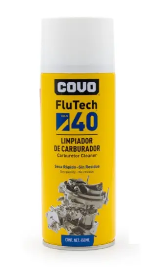 LIMPIADOR DE CARBURADOR EN SPRAY 450 ML REF. CV-CCLN-450ML /10365 MARCA COVO