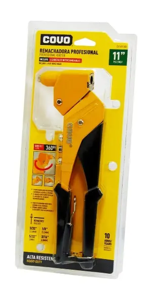 REMACHADORA 11" 4 CABEZALES INTERCAMBIABLES REF. CV-HR-360 / 10050 MARCA COVO