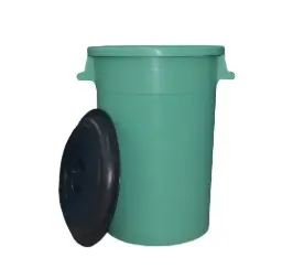 PIPOTE/ TOBO PLASTICO ELEGANTE 150 LTS 80 X 58 X 47 CM C/TAPA CONTEDOR DE LIQUIDOS USO DOMESTICO COLOR VERDE COD. 6123401 MARCA MOSERPLAS