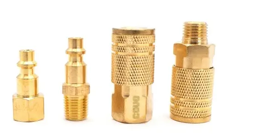 JUEGO DE ACOPLE Y CONECTORES RAPIDO 1/4" 4 PZAS REF. CV-KJT4 / 11062 MARCA COVO