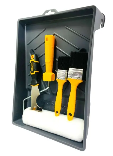 KIT PARA PINTAR 6 PZAS (BAND+ ESQ +FUN+BRO+ESP) REF. CV-PSET-6PCS / 11358 / 411028 MARCA COVO