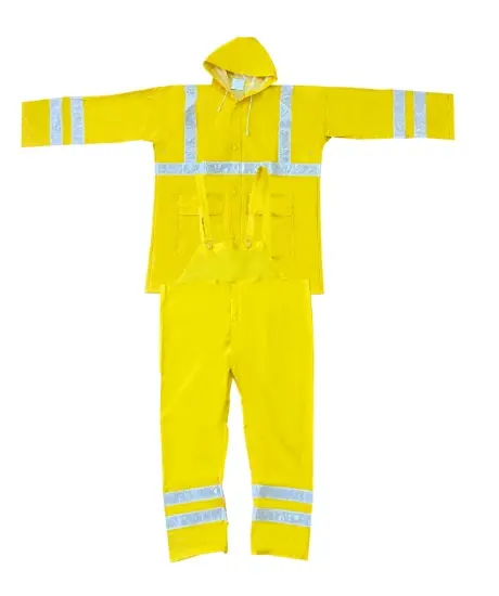IMPERMEABLE PANTALON Y PONCHO C/ CINTA REFLECTIVA TALLA L REF CV-TRF-FT-L. / 11382 MARCA COVO