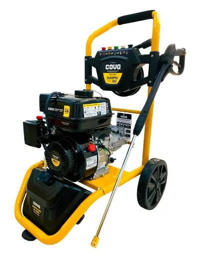 HIDROLAVADORA / HIDROJET A GASOLINA / 3100PSI 7HP C/CARRETILLA + PISTOLA + LANZA + MAN REF. CV-HYDRO3100 / 11542 MARCA COVO