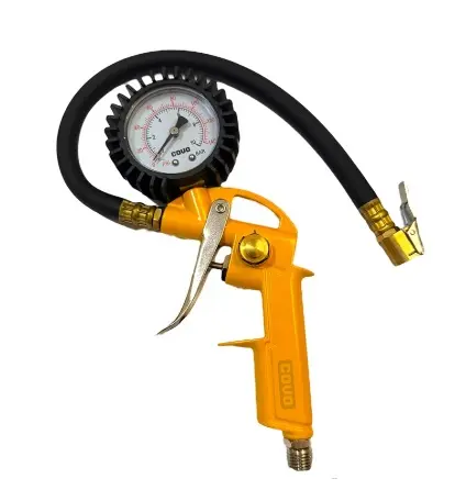 PISTOLA INFLADORA DE NEUMATICOS 12"  0-140 PSI C/MANOMETRO REF. CV-TIG-JJ / 13307 MARCA COVO