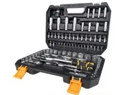 JUEGO DE DADOS / AUTOCLET  LARGAS Y CORTAS 1/4" - 1/2" 94 PZAS C/ MALETIN REF. CV-SWS2-94PCS / 10997 MARCA COVO