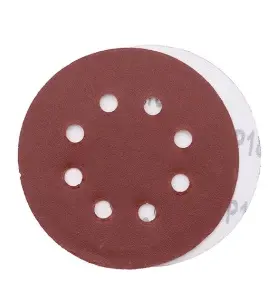 DISCO DE LIJA ESMERIL 125 MM 4 1/2" GRANO 180 8 ORIFICIOS ( CAJA 5 UND ) REF. CV-FSP-15180 / 8955 MARCA COVO