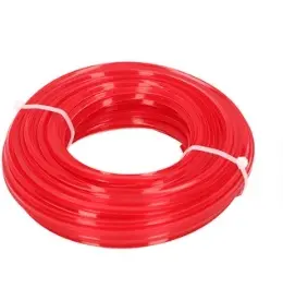 NYLON CUADRADO PARA PODADORA 3 MM X 15 MTS ROJO REF. CV-MGL2-D15M30 / 8451 MARCA COVO