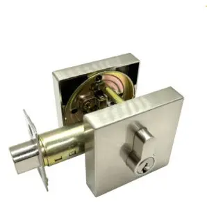 CERROJO CILINDRO - CILINDRO CUADRADO CON LLAVE COLOR SATINADO REF. CV-DDSQ-SN / 12766 MARCA COVO