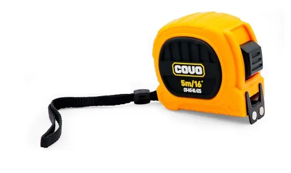 CINTA METRICA 1" X 5 MTS ALTO IMPACTO REF. CV-MT-HL-525 / 13052 MARCA COVO 