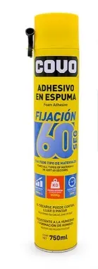 ADHESIVO / SELLADOR EN SPRAY 60SEG. 750ML 500KG. REF. CV-MAF750 / 12893 MARCA COVO