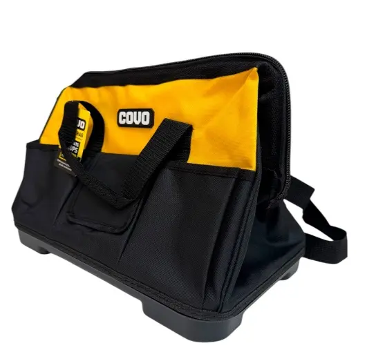 BOLSO DE HERRAMIENTA DE POLIESTER C/ ASA 11 BOLS. 40X 23X30CM REF. CV-TB-5 / 13110 MARCA COVO