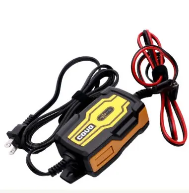 CARGADOR DE BATERIA 6/12V 1AMP BI VOLTAJE 110V-120V C/CAB+PINZ IND. LED REF. CV-BCM-1A / 13428 MARCA COVO