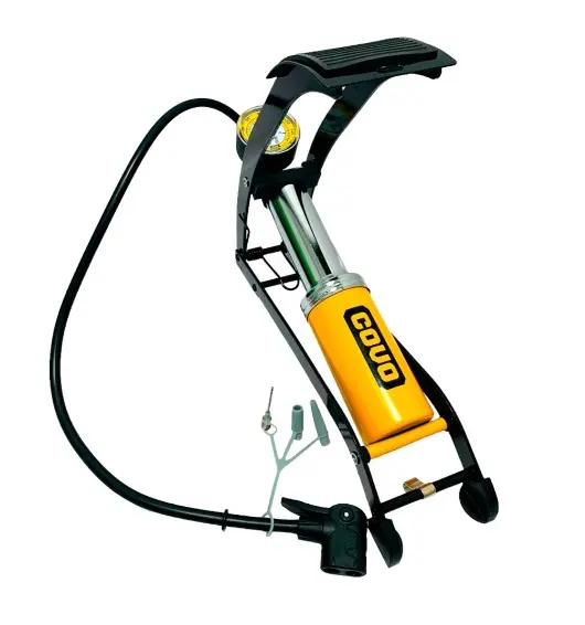 BOMBA DE AIRE CON PEDAL 120PSI 55 X 120MM 3 VALVULAS REF. CV-FTP-2 / 11552 MARCA COVO