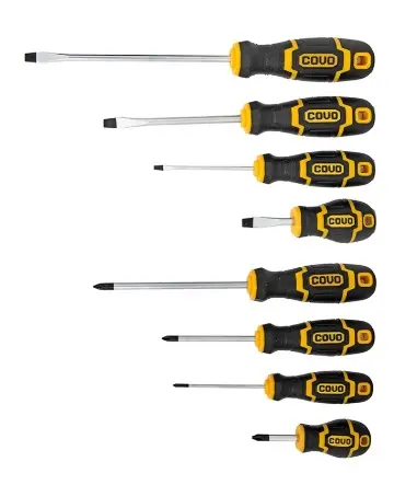 JUEGO DE DESTORNILLADOR 8 PZAS PALA/PHILLIPS REF. CV-SDSET-8PCS / 11558 MARCA COVO