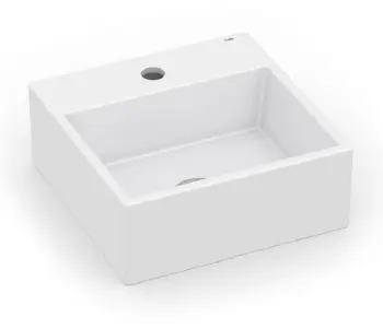 LAVAMANOS CUADRADO DE SOBREPONER Q1 41 CM X 41 CM X 15 CM COLOR BLANCO REF.LAV-917 COD. 643308 MARCA CELITE 
