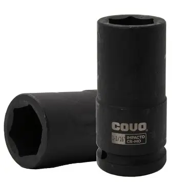 DADO DE IMPACTO 1-1/16" CUADRO 3/4" 6 PUNTAS REF. CV-DIS-34-1-1-16 / 12286 MARCA COVO