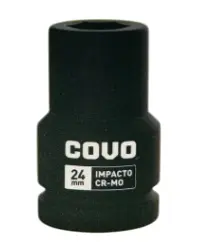 DADO DE IMPACTO 24MM CUADRO 1" 6 PUNTAS REF. CV-DIS-24 / 12289 MARCA COVO