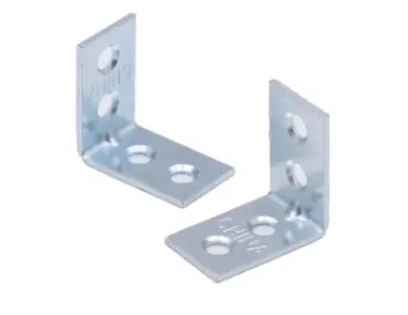 ESCUADRA / ANGULO DE REFUERZO 1" DE ACERO T/L 4PZA C/TORNILLOS REF. CV-MPA-1 / 10847 MARCA COVO