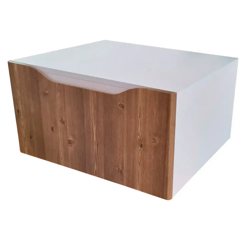 MUEBLE DE BAÑO 1 GAVETA 32 X 60 X 52 CM CON TOPE EN MADERA MODELO RIVA COLOR BLANCO REF. 00308018 MARCA PIERROT