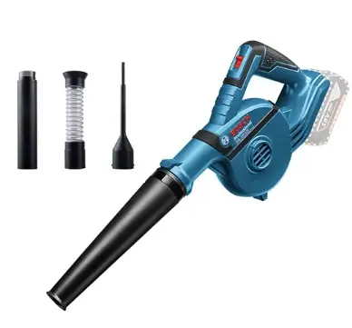 SOPLADORA INALAMBRICA 18 V 17.000 RPM C/ BAT. Y CARG. (BOQ. RECO+ TUB. DELG. Y TUB. DE EXT.) Y REF. 865580 / GBL 18V-1200 MARCA BOSCH 