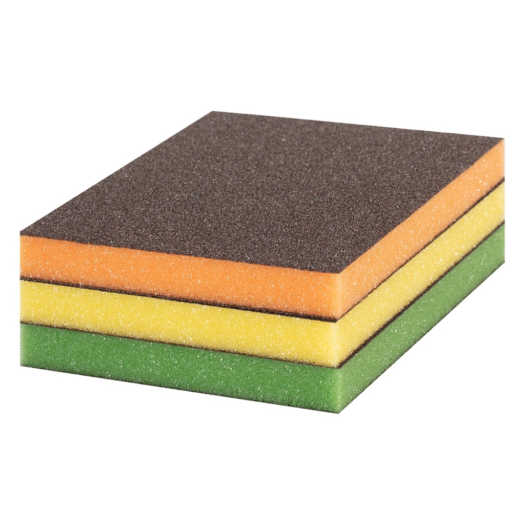 SET ESPONJA ABRASIVA PARA LIJADO DE MADERA Y PINTURA S473 3 PZAS REF.  2608901176 / 880560 MARCA BOSCH