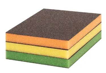 SET ESPONJA ABRASIVA PARA LIJADO DE MADERA Y PINTURA S473 3 PZAS REF.  2608901176 / 880560 MARCA BOSCH