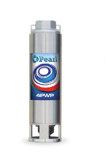 BOMBA SUMERGIBLE HIDRAULICA 4" 13GPM PARA MOTOR 1 HP 10 ETP DESCARGA 1 1/4" 80LTS/MIN 94MTS REF. 4PWP13G10 MARCA PEARL