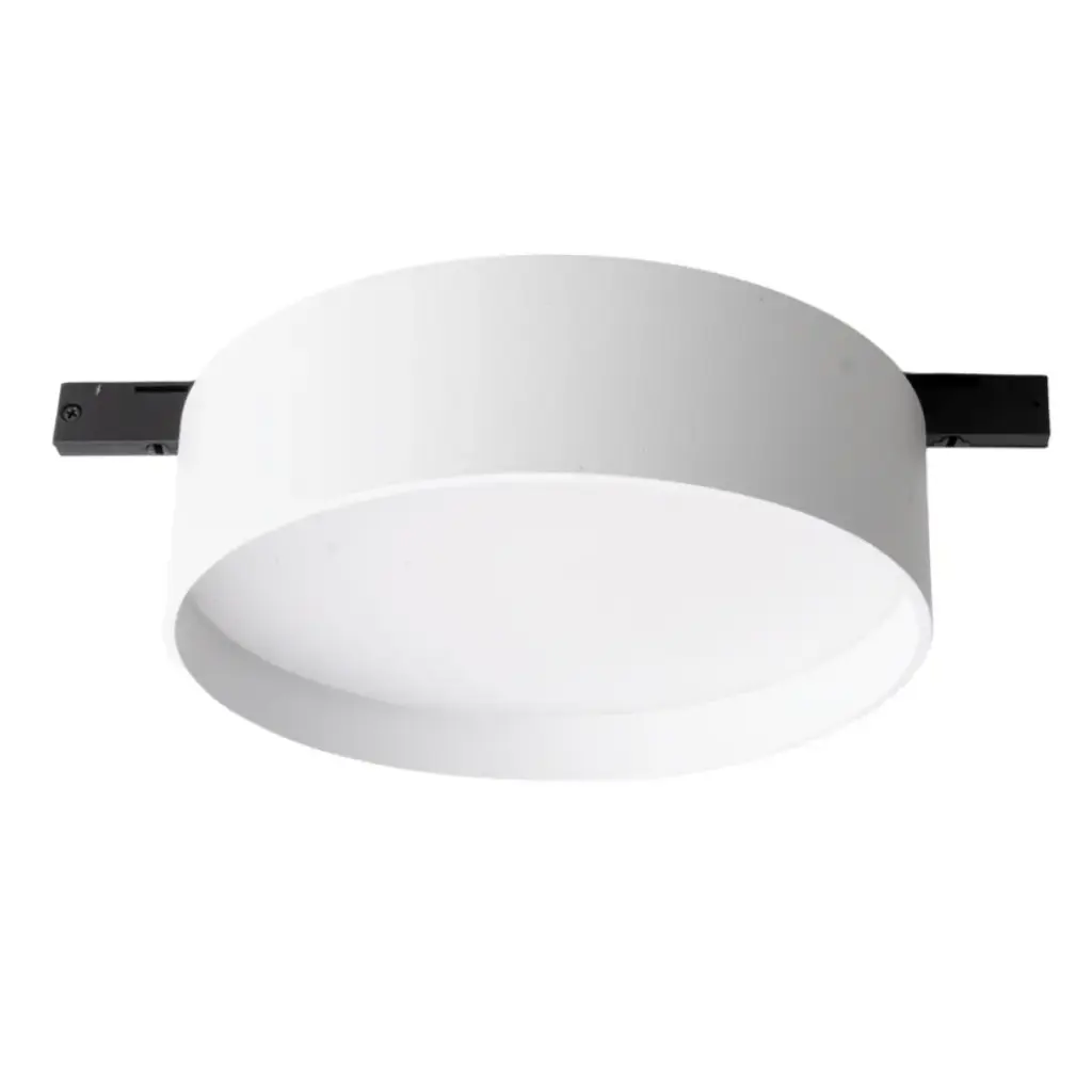 LAMPARA DIFUSA 12W 3000K 24VDC T/DOWNLIGHT BLANCO P/ RIEL MAGNETICO ULTRADELGADO 11.3X3.4CM MARCA LUMIND