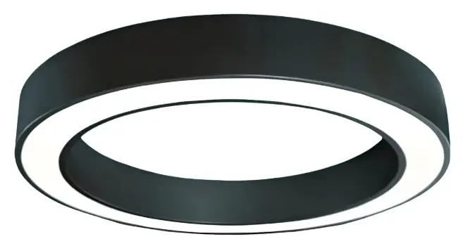 LAMPARA DE TECHO 42 W 600X80MM 3CCT 110-260V MOD. URANO COLOR NEGRO REF. S-URANO-T1-N MARCA LUCERNA