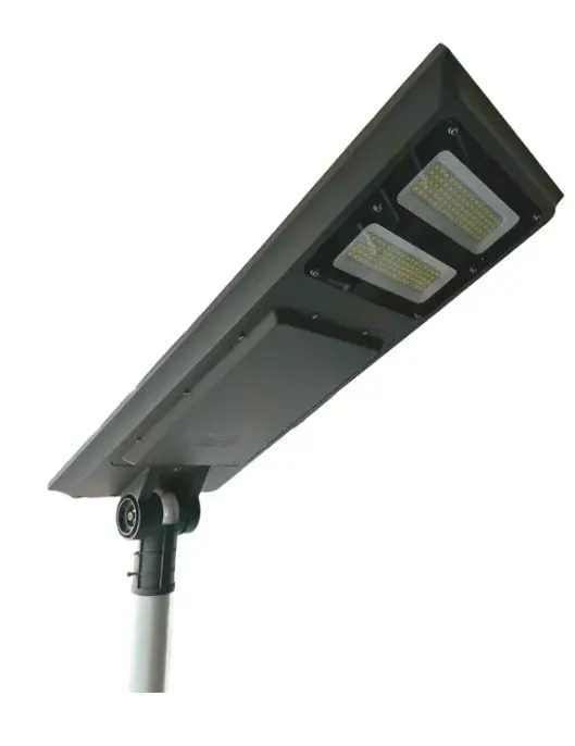 LUMINARIA VIAL LED CON PANEL SOLAR 100 W 5700 K 8000 LM IP65 BATERIA 8V 42AH ( ALUMBRADO PUBLICO ) REF. LAPS100 MARCA EVERGREEN