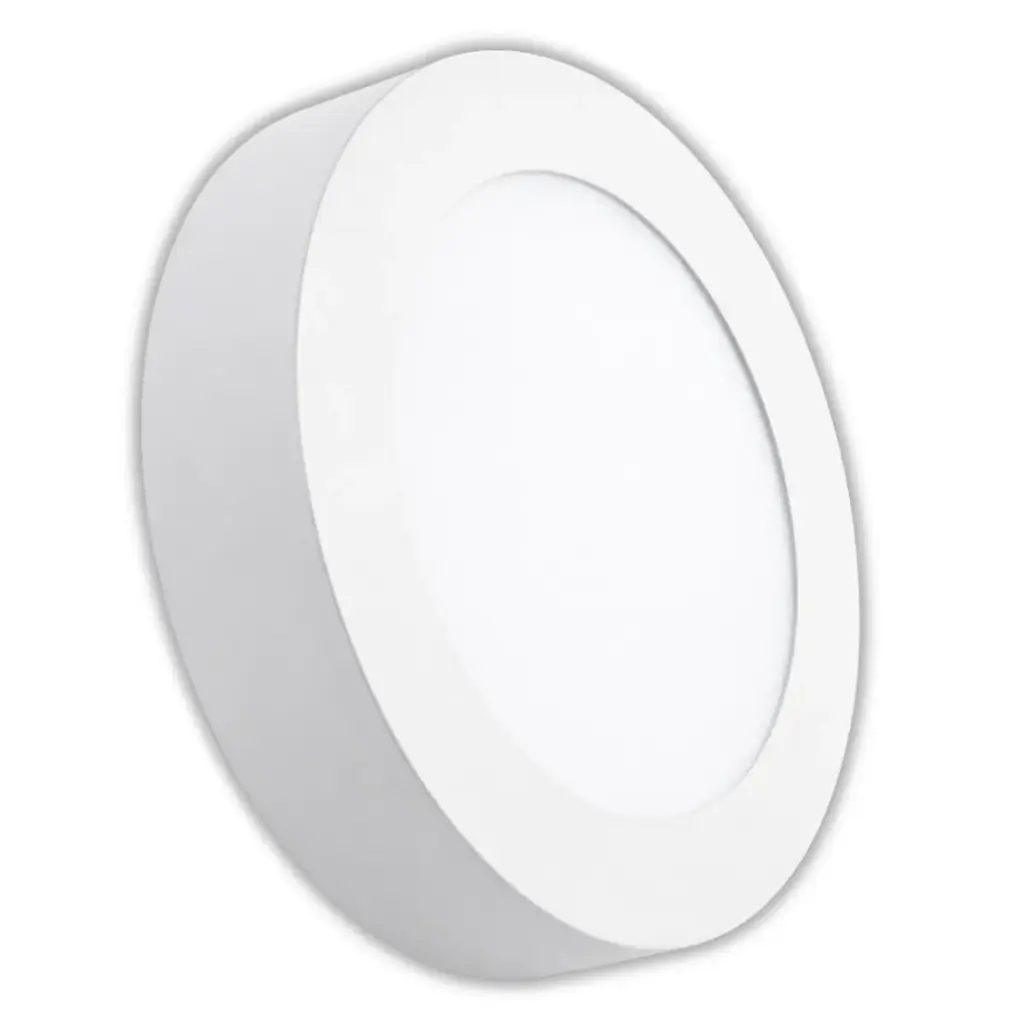 PANEL LED SUPERFICIAL REDONDO 4" 12 W 3CCT 1200LM HIGH LUMEN (100 - 305 V) REF. 412SHL3T LUCERNA 