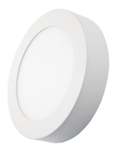 PANEL LED SUPERFICIAL REDONDO 4" 12 W 3CCT 1200LM HIGH LUMEN (100 - 305 V) REF. 412SHL3T LUCERNA 