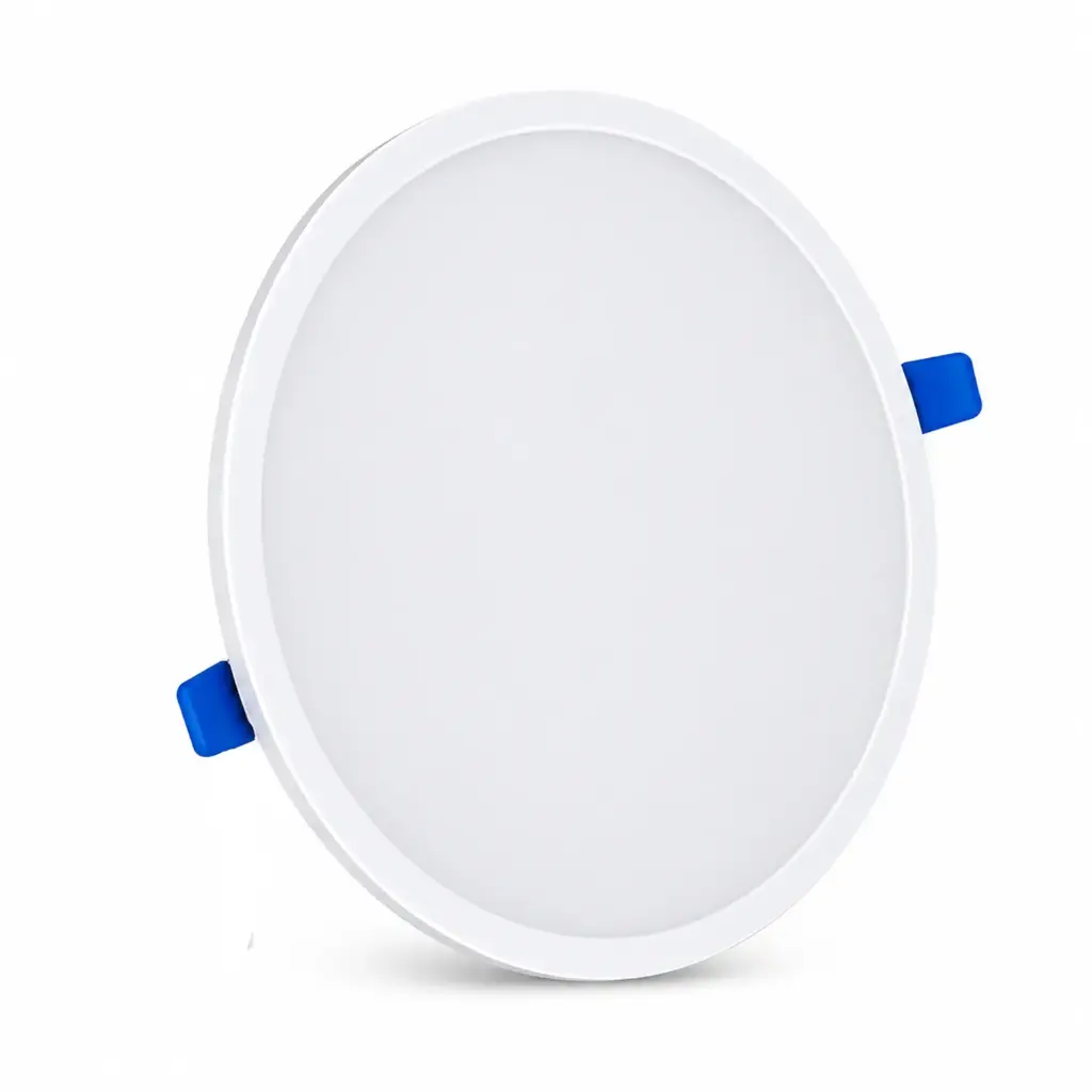 PANEL LED P/EMPOTRAR REDONDO 4" 12 W 3 CCT HIGH LUMEN 1200LM (100 - 305 V) REF. 412HL3T COD. 51019210 LUCERNA