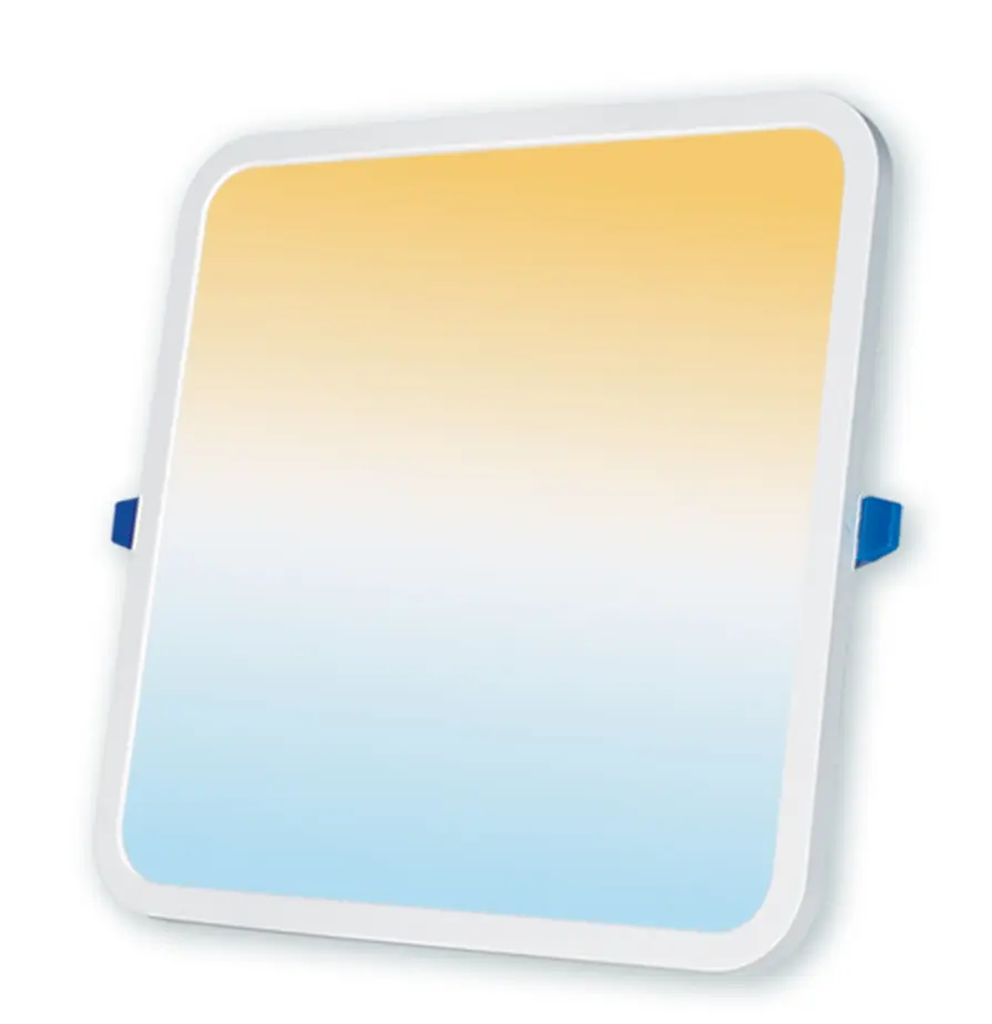 PANEL LED P/EMPOTRAR CUADRADO 4" 12 W 3 CCT HIGH LUMEN 1200LM (100 - 305 V) REF. 412CHL3T COD.51019234 LUCERNA
