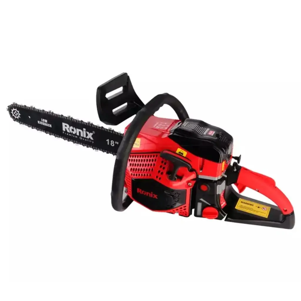MOTOSIERRA DE GASOLINA 18" 2700 W 4 HP 58 CC TANQUE DE 560 ML REF. 4648 MARCA RONIX