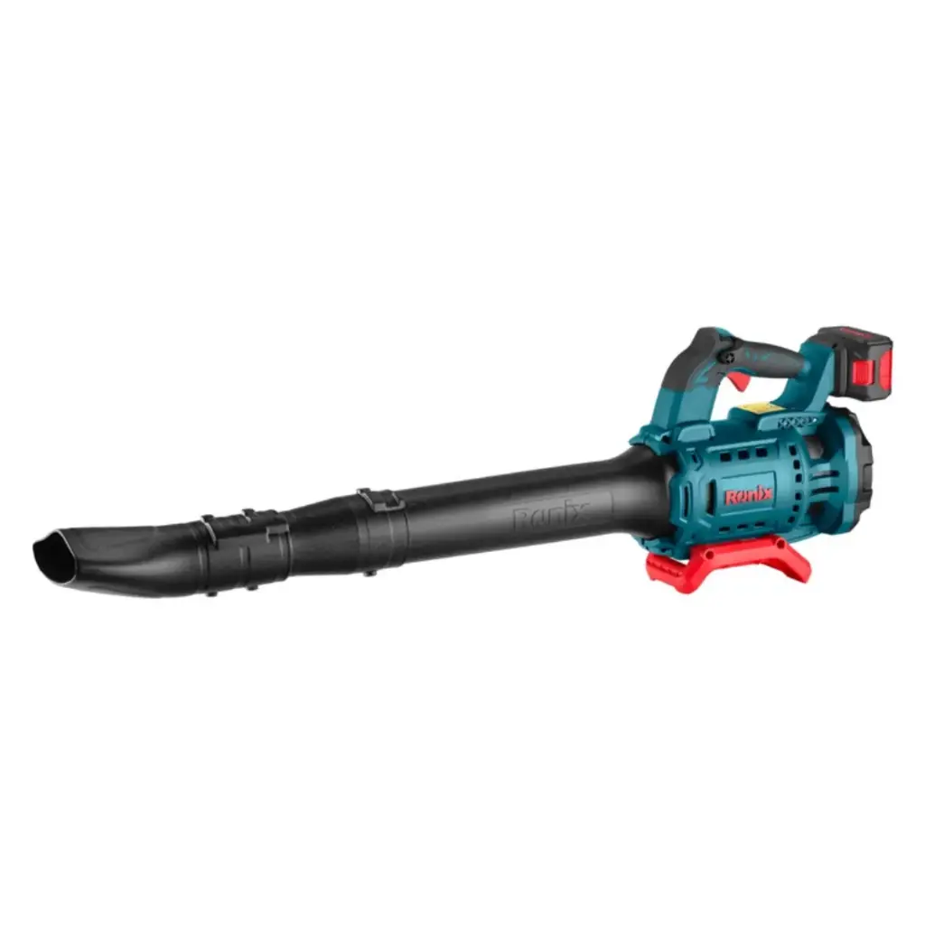SOPLADORA INALAMBRICA INDUSTRIAL 20 V 18500 RPM C/ BATERIA 4 AH + CARGADOR REF. 8623 MARCA RONIX
