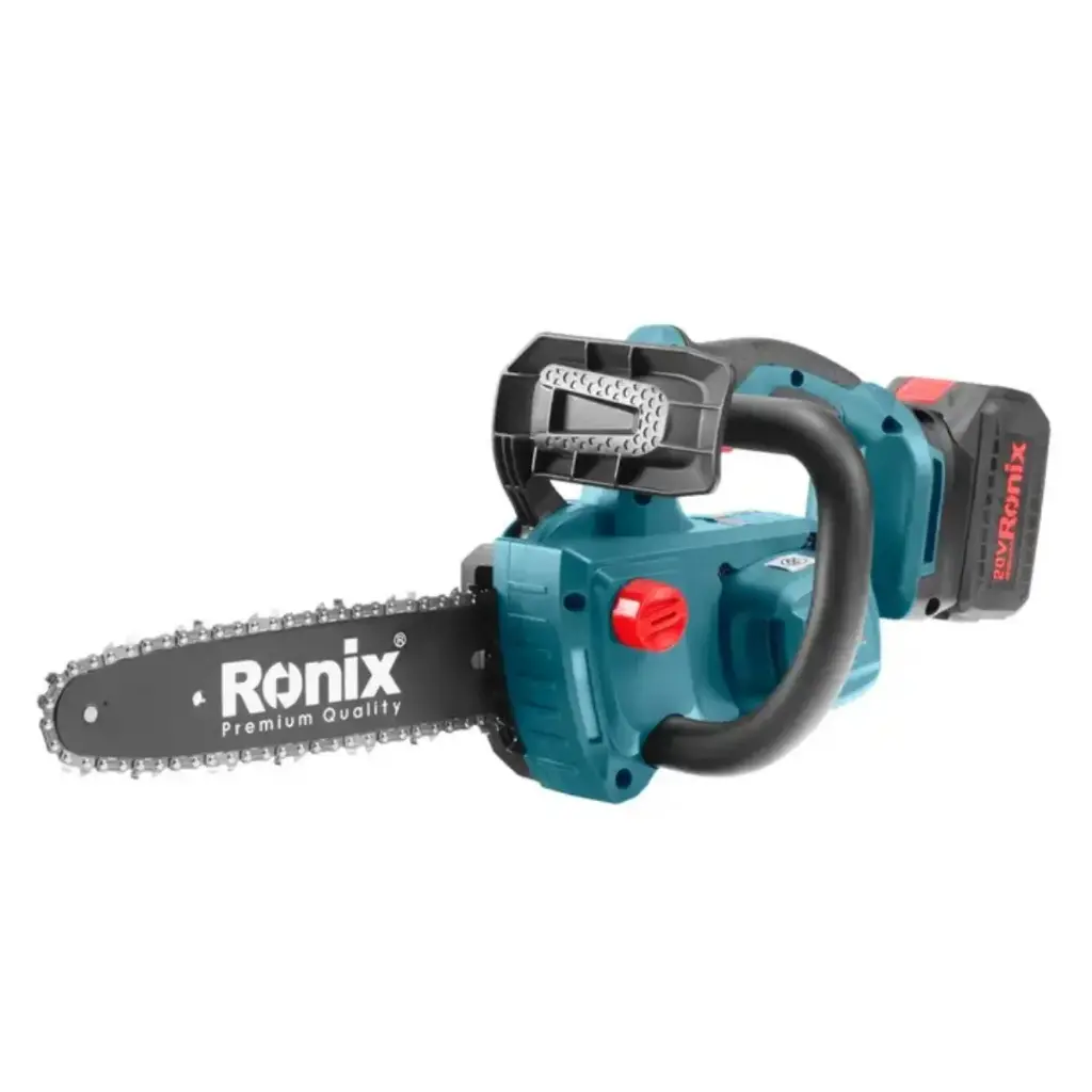 MOTOSIERRA INALAMBRICA BRUSHLESS 10" 20 V  1 BATERIA 4 AH VELOCIDAD SIN CARGA 3850 RPM REF. 8651 MARCA RONIX