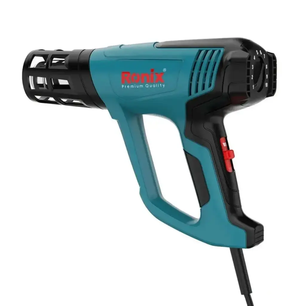 PISTOLA DE CALOR CON REGULADOR 7" 1800 W 110 V FLUJO DE AIRE 250 Y 500 L/MIN REF. 1106V MARCA RONIX