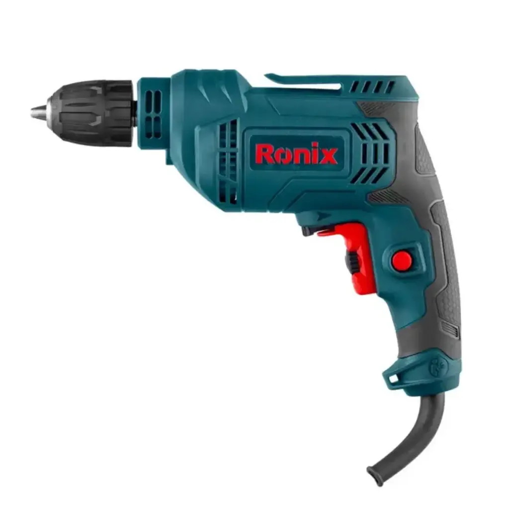 TALADRO ATORNILLADOR ELECTRICO 450 W 110 V MANDRIL 3/8" REF. 2112AV MARCA RONIX