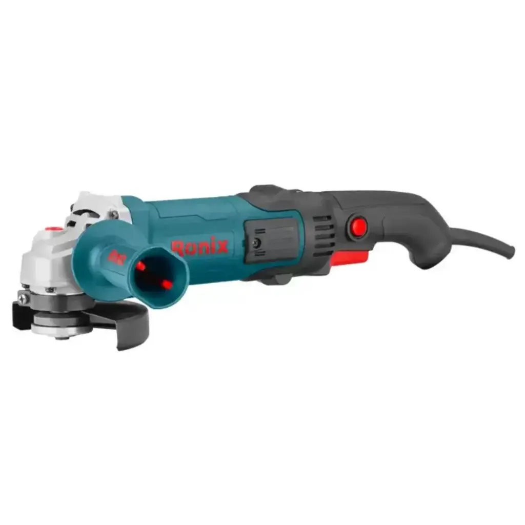 ESMERIL ANGULAR  4 1/2"  1050 W 4 1/2" 115 MM VELOCIDAD GRADUABLE 3.000 A 11.000 RPM REF. 3161V MARCA RONIX