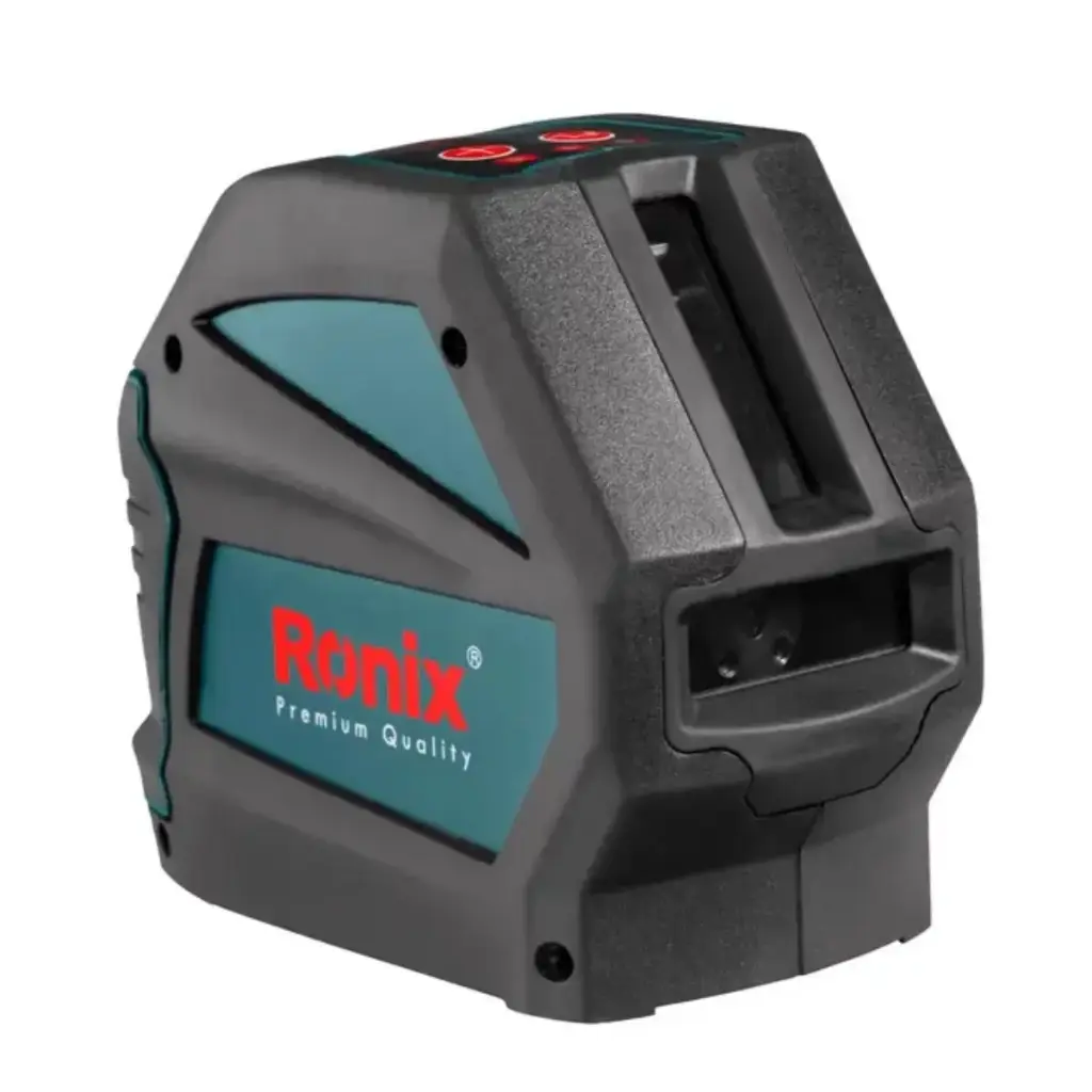 NIVEL LASER LUZ VERDE LINEAS CRUZADAS AU TONIVELANTE, RANGOS DE TRABAJO 15 A 50 M REF. RH-9500G MARCA RONIX