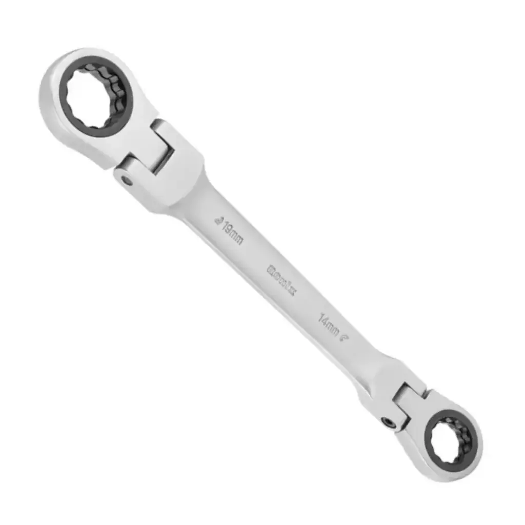 JUEGO DE RACHET 7 EN 1 CABEZAL FLEXIBLE 14 / 19 MM ( ADAPTADOR 8/10/12/13/17 MM) REF. RH-2172 MARCA RONIX