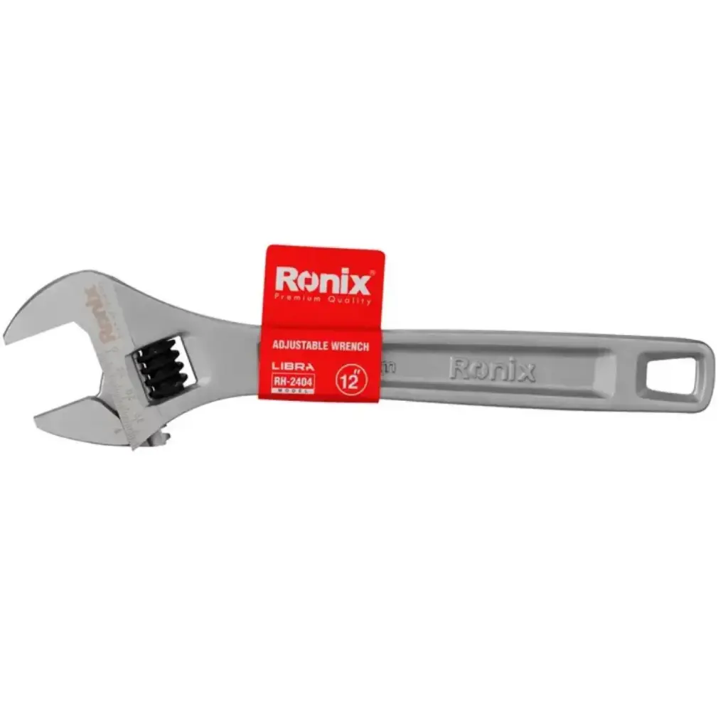 LLAVE AJUSTABLE 12" MANGO LIBRE REF. RH-2404 MARCA RONIX