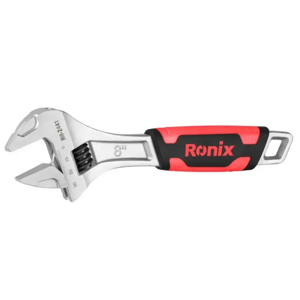 LLAVE AJUSTABLE CON MANGO 8" REF. RH-2441 MARCA RONIX